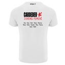 Camiseta blanca juvenil femenino Handbol Cardedeu