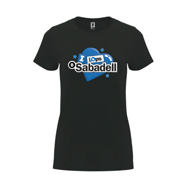 Samarreta dona I LOVE BSABADELL - Ops